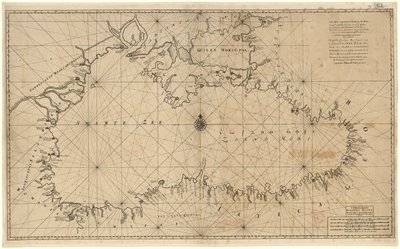 New Rising, Detailed Map of the Entire Black Sea from Asaff to Constantinople with Indication of Most of the Ports, Rivers and Fortresses Found on the Sea Coast by Claes De Vries